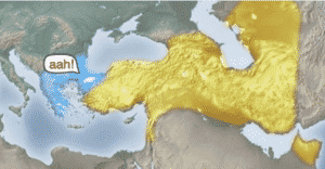 Byzantine Empire swarmed by Seljuk Turks
