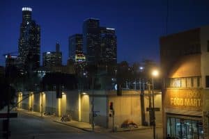 Tents On Skid Row In LA