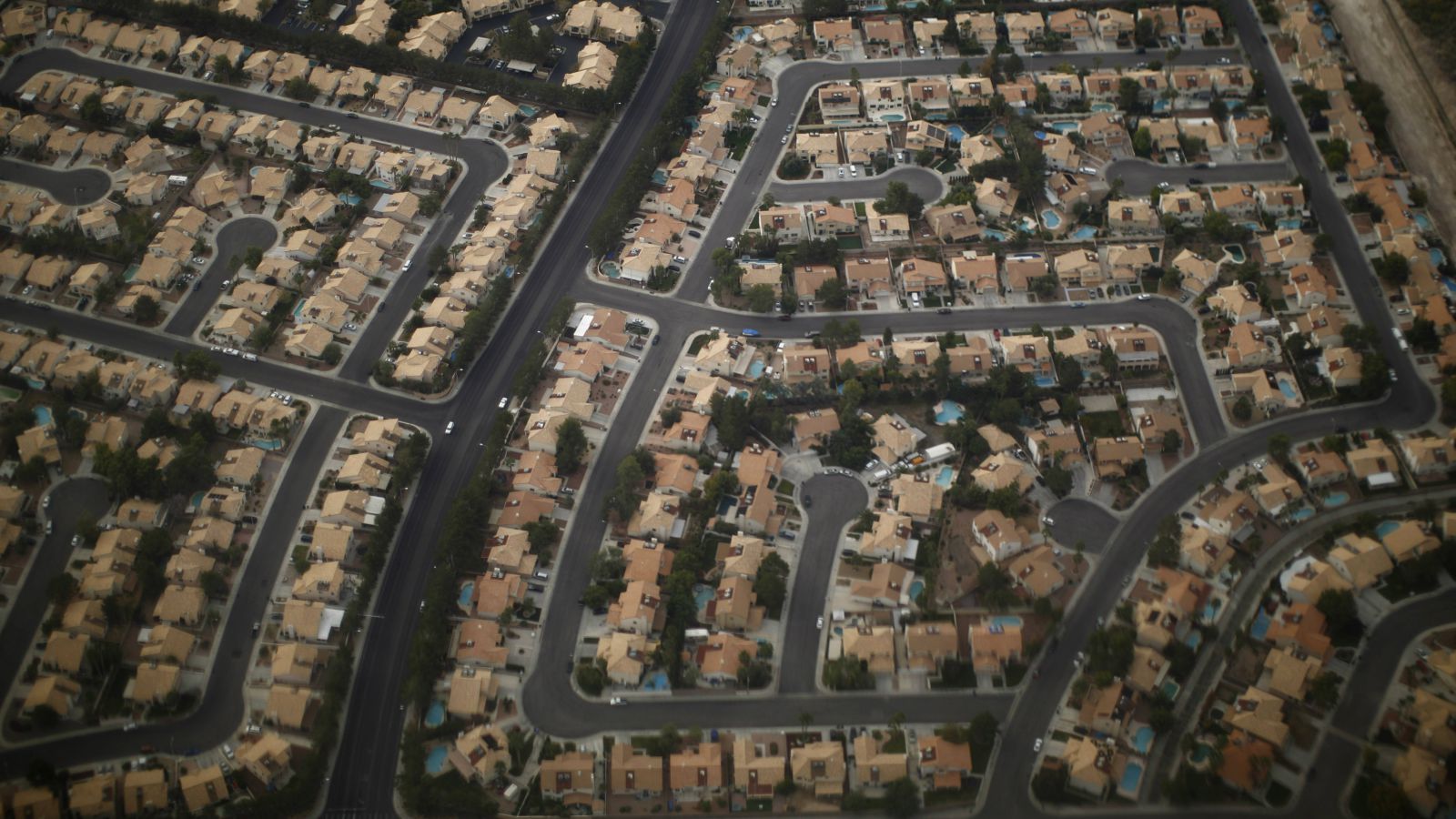 Aerial View Of Suburbia